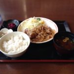 生姜焼き定食を食べてみた